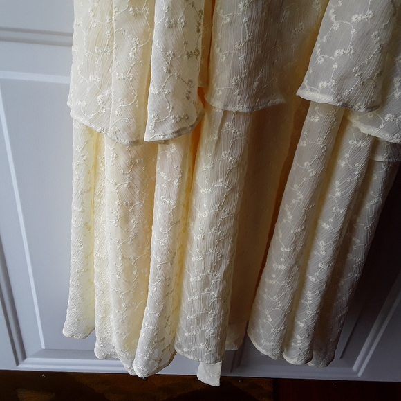 Gal Meets Glam Helena Eyelet Faux Wrap Dress NWT - Picture 14 of 16